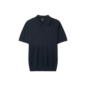 A.P.C Polo Shirt Men's Dark Marine Blue