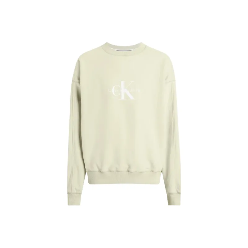 CALVIN KLEIN Sweatshirt Europe Version Men's Green-0