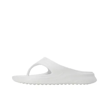 DESCENTE D Wave Abrasion Resistant Slip Resistant Flip Flops Unisex White
