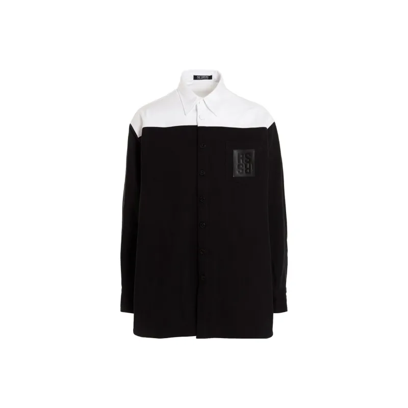 RAF SIMONS Shirts Men Black/White-0