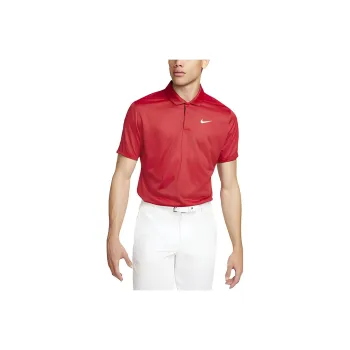 Nike Tiger Woods Polo Shirt Men's Gym Red