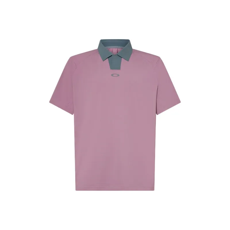 Oakley Hydrolix Ellipse Polo Shirt Unisex Dark Color Poison Mushroom-0