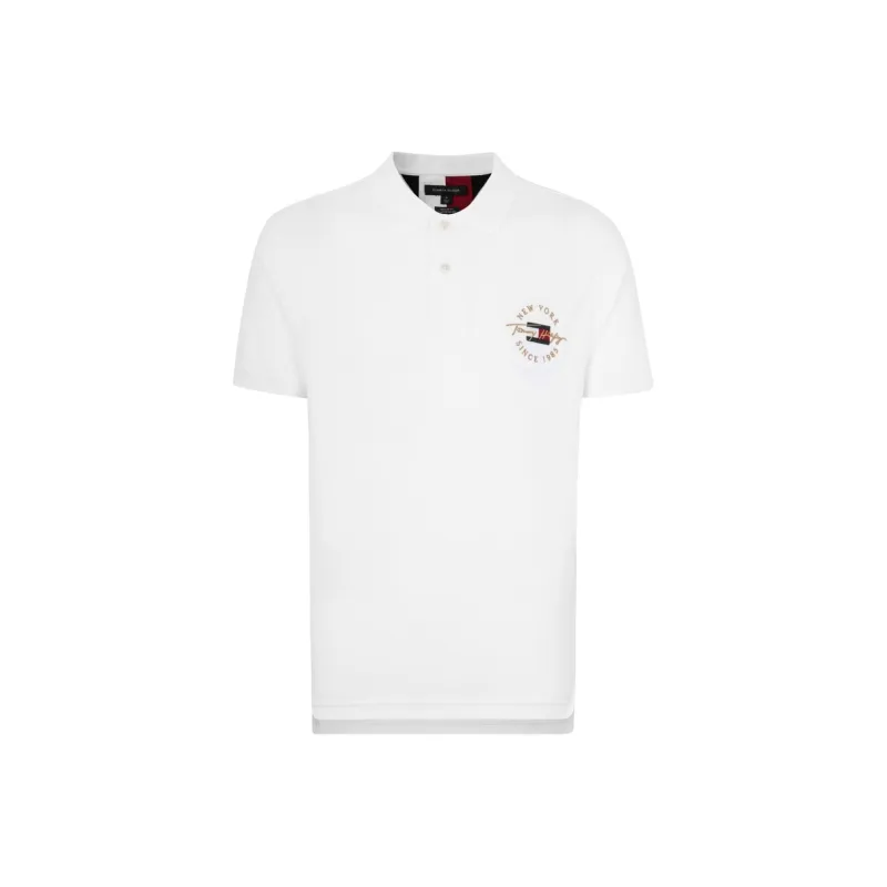 Tommy Hilfiger Polo Shirt Men's White-0