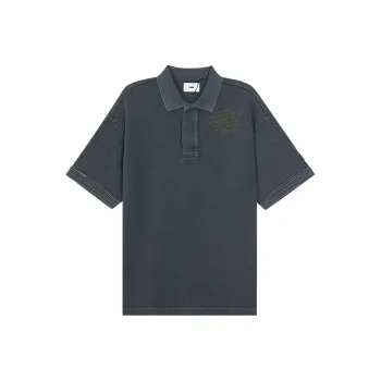 FOSS Polo Shirts Unisex Dark Gray