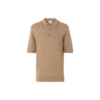 Burberry FW22 Polo Shirt Men's Warm Peach