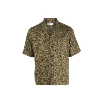 SAINT LAURENT Hawaiian Short-Sleeved Shirt