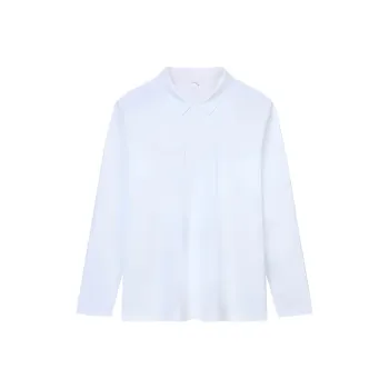 CHAOJIANTA Polo Shirt Men's Pure White
