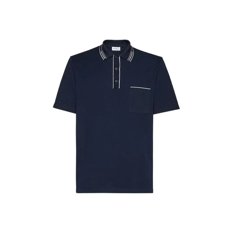 FERRAGAMO Polo Shirt Men's Blue-0