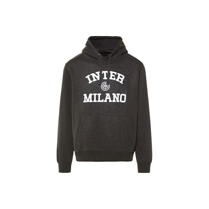F.C. Internazionale Milano IM COLLEGE HOODIE Sweatshirt Men's Dark Gray-0