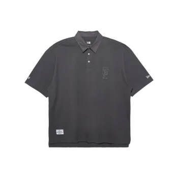 New Era Polo Shirts Men Dark Gray