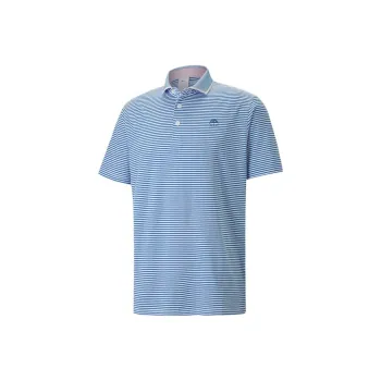 PUMA T7 Polo Shirts Men Lake Blue