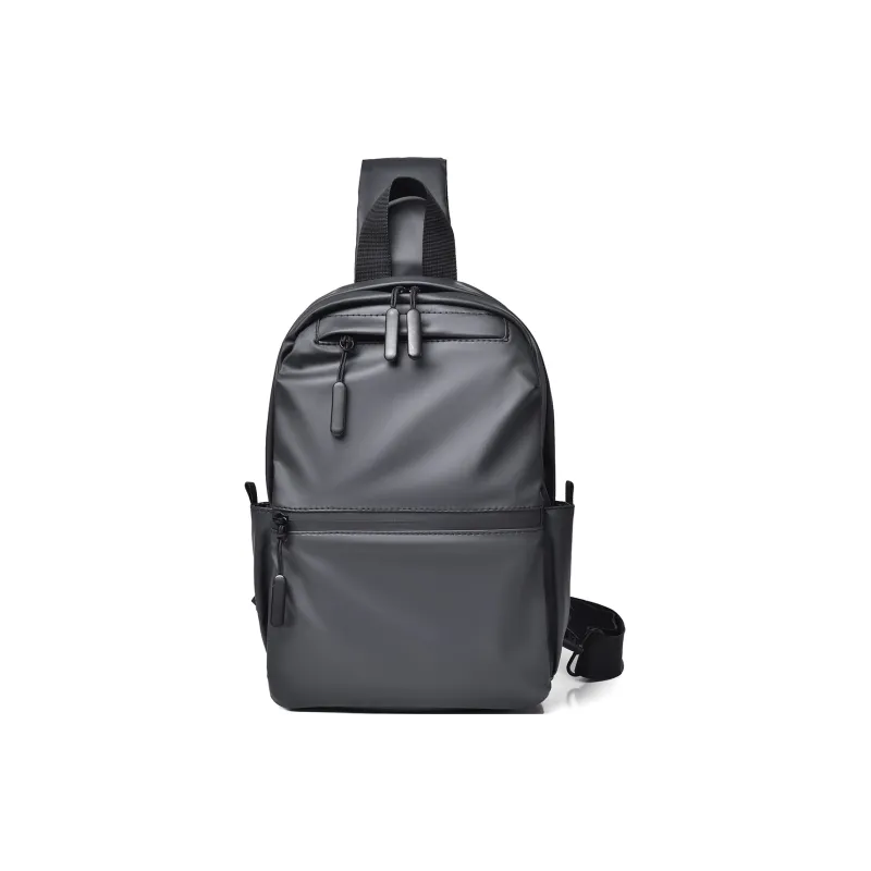 Tong Tong Rabbit Oxford Crossbody Bag, Sling Bag Men's Gray/Black-0