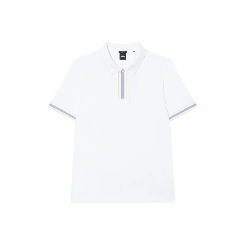 HUGO BOSS Polo Shirts Men White-0
