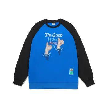 Guuka Sweatshirt Men's Colorful Blue