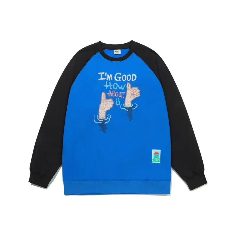 Guuka Sweatshirt Men's Colorful Blue-0