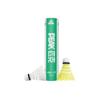 PEAK Simulated Badminton 12 Pack Nylon Indoor And Outdoor Windproof Training Shuttlecocks