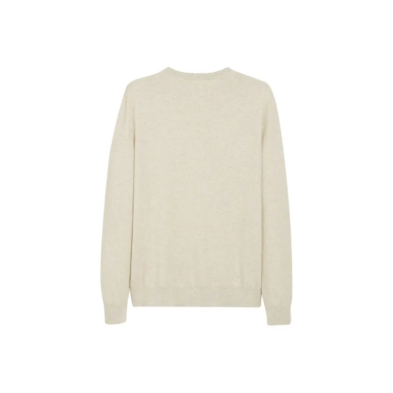 Osens Cashmere Sweater Men's Original Yarn Beige-1
