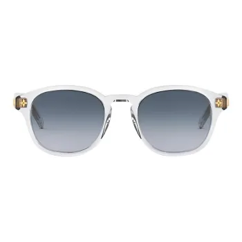 LOUIS VUITTON Acetate Metal Parts Square Sunglasses Women's Gold