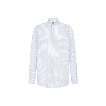 Balenciaga Shirts Men White Blue