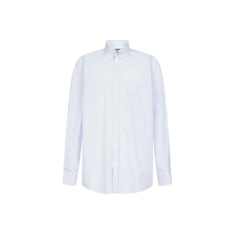 Balenciaga Shirts Men White Blue-0