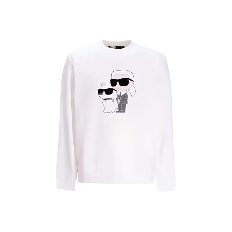 KARL LAGERFELD Sweatshirt Men's White-0