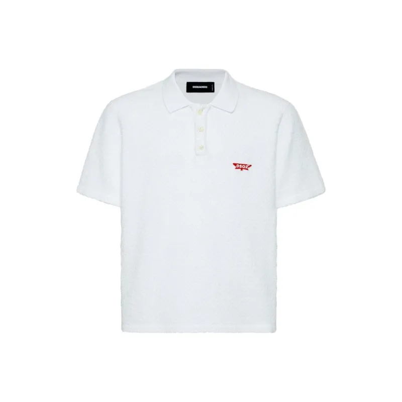 DSQUARED 2 Logo appliqué Polo Shirt-0