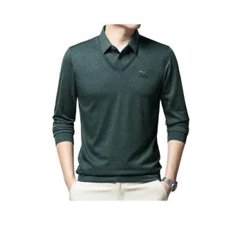 PIERRE CARDIN Polo Shirt Men's Gray