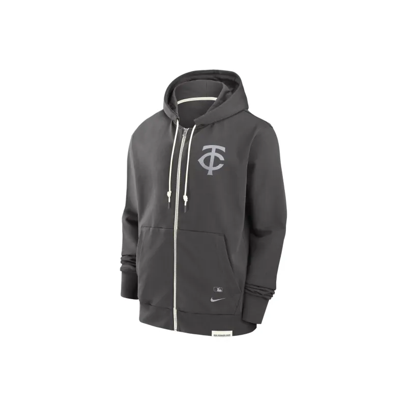 Nike Minnesota Twins Travel Player Sweatshirt Men's Gray-0