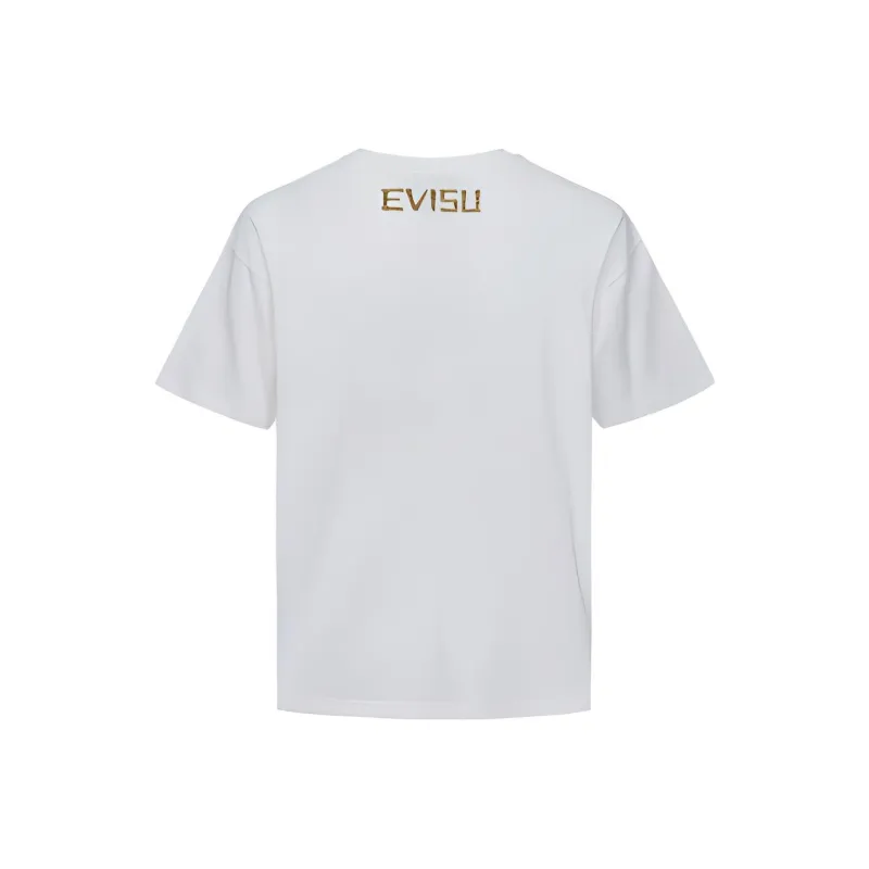 EVISU Straight T-Shirt Men's White-1