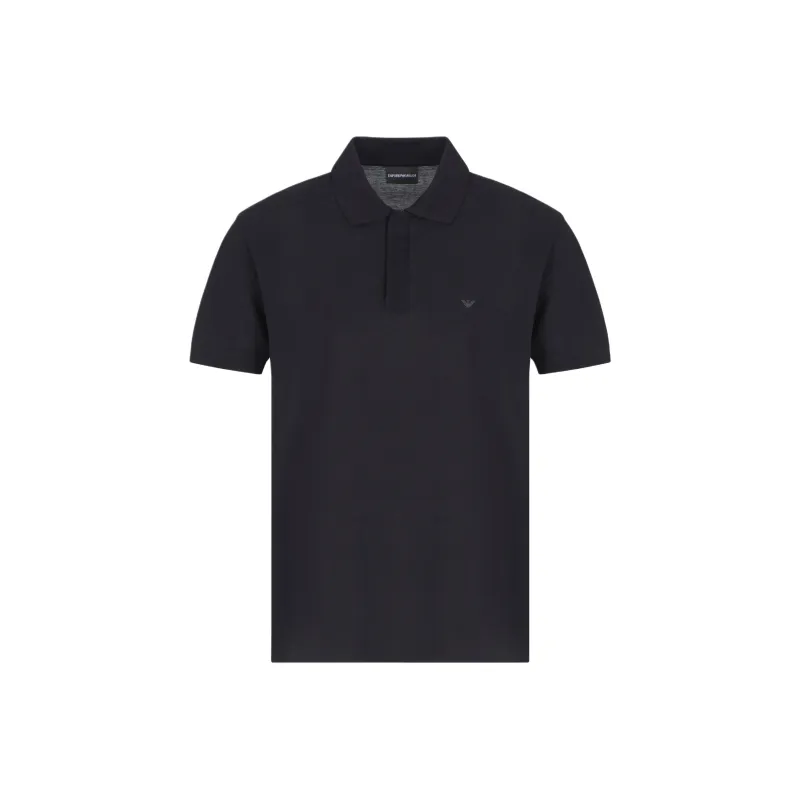 EMPORIO ARMANI Travel Essentials Piqué Polo Shirt-0