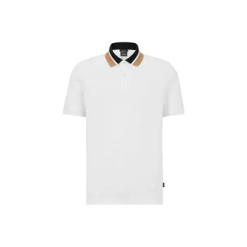HUGO BOSS SS23 Polo Shirt Men's White