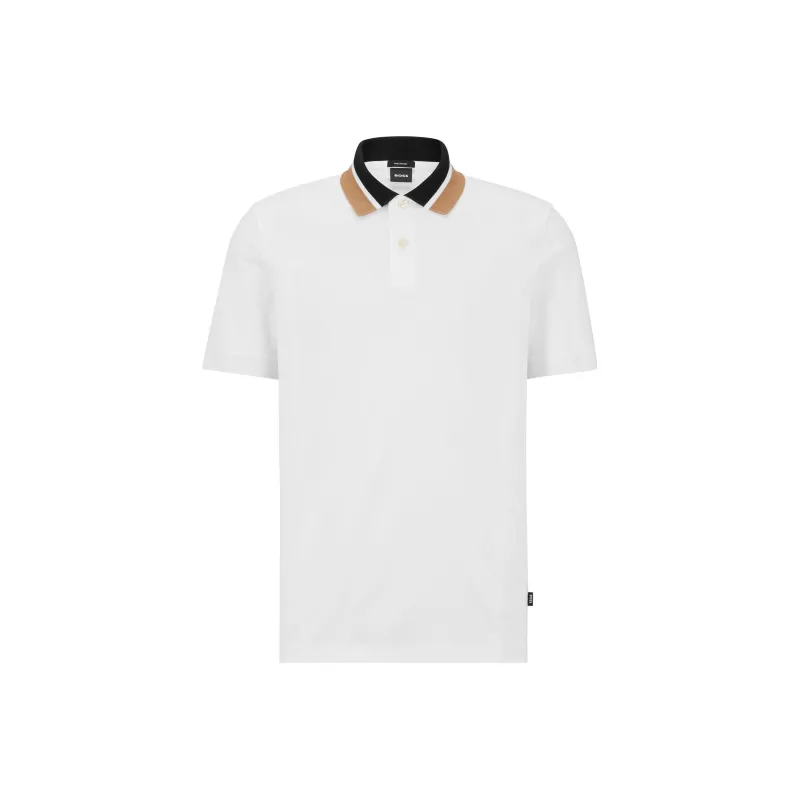 HUGO BOSS SS23 Polo Shirt Men's White-0