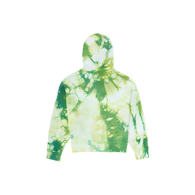 PALM ANGELS Smiley Intarsia Burning Head Tie Dye Hoodie-1