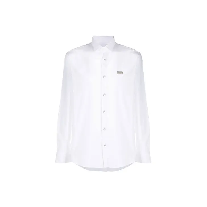 PHILIPP PLEIN Shirts Men White-0