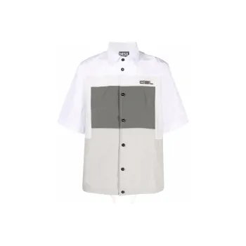 DIESEL S-Dara Colour-Block Short-Sleeved Shirt