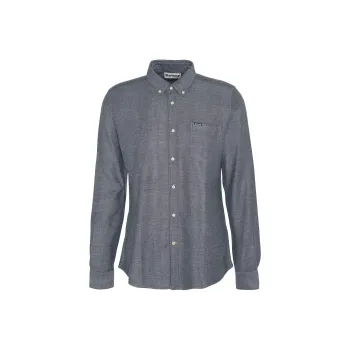 BARBOUR FW24 Shirt Men's Gray Mud Gray Rock