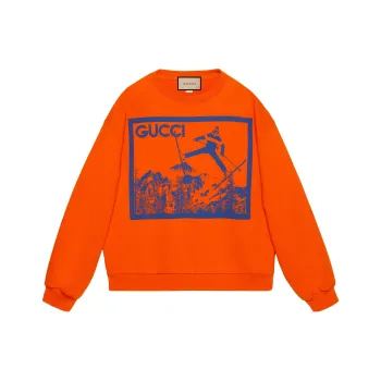 GUCCI SS24 Sweatshirt Men's Orange