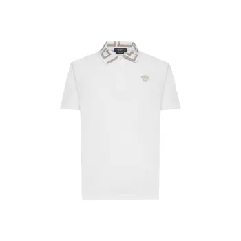 VERSACE Polo Shirts Men White