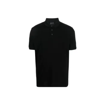 EMPORIO ARMANI Polo Shirts Men Black