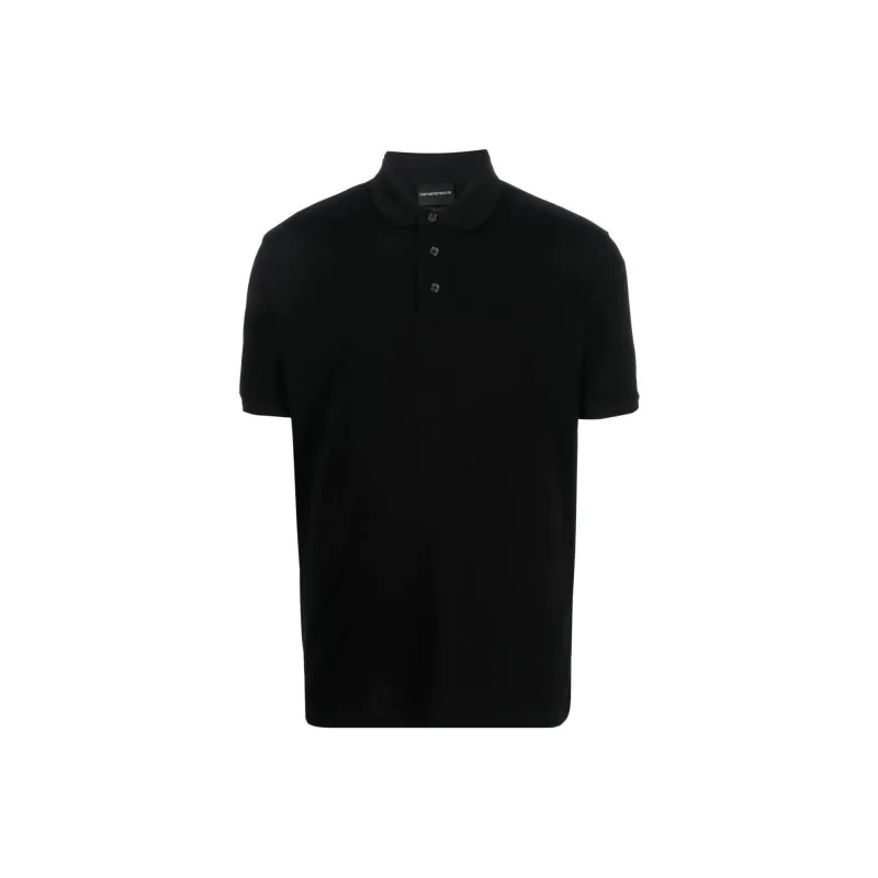 EMPORIO ARMANI Polo Shirts Men Black-0
