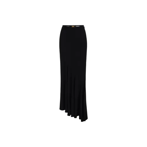 Elisabetta Franchi Casual Long Skirt Women's Black