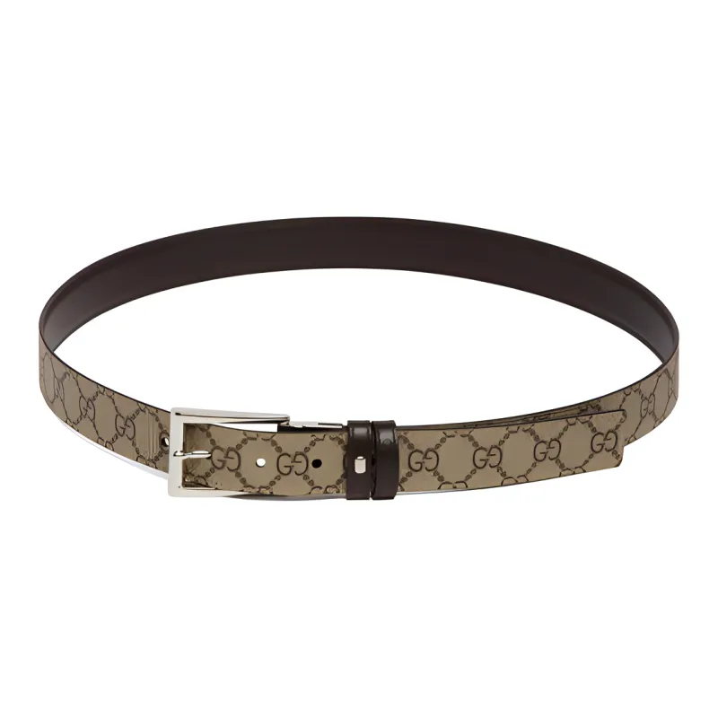GUCCI Gg Supreme Reversible Belt-1