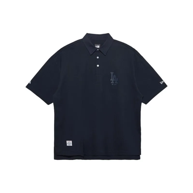 New Era Polo Shirt Men's Navy Blue-0