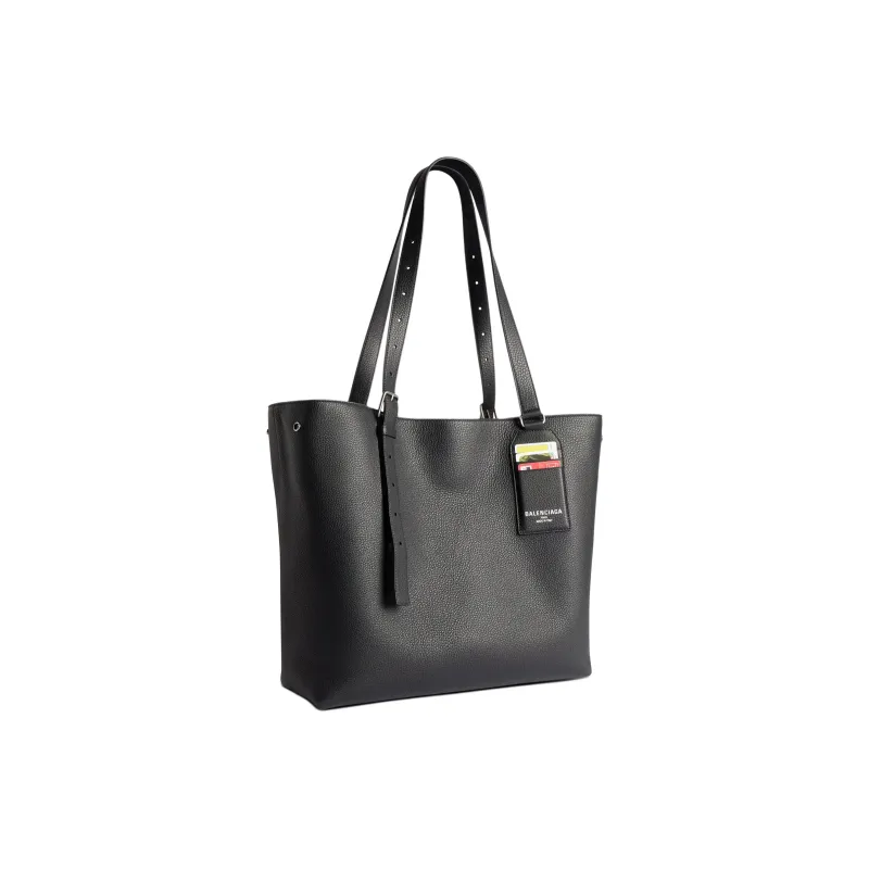 Balenciaga Cow Leather Tote Bag, Shopping Bag, Shoulder Bag Men's Black-1