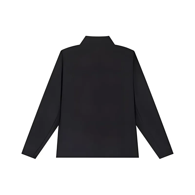 361° Trench Coat Men's Super Black-1