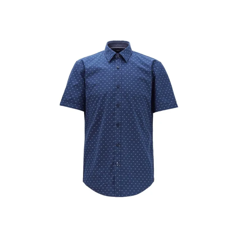 HUGO BOSS Shirts Men Blue-0