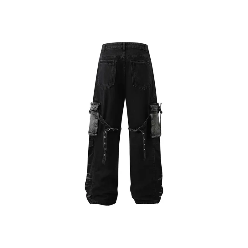 TESTUNG Jeans Unisex Black-1