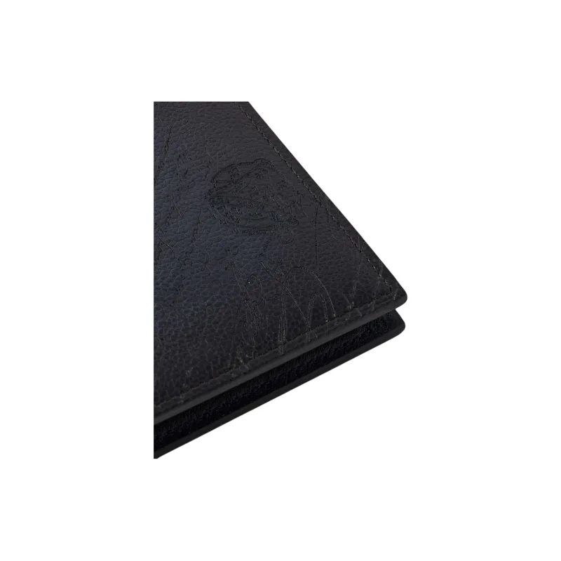 BERLUTI Calfskin Wallet Men's Midnight Blue-4