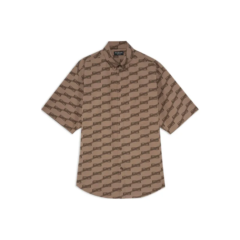 Balenciaga FW22 Shirt Regular Fit Men's Brown-0
