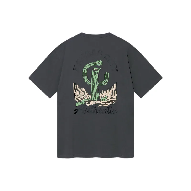 Lee T Shirt Men's Charcoal Gray-1